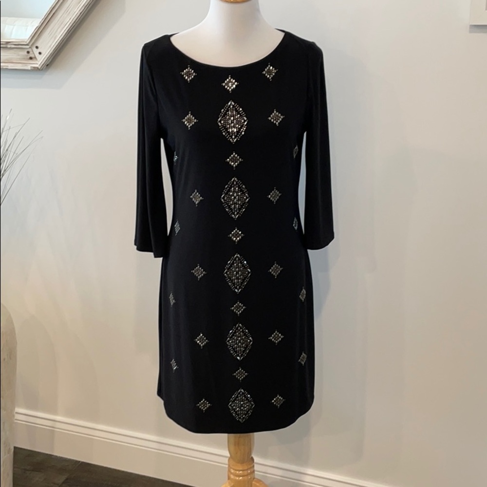 WHBM Dress w/ Crystal Detail EUC!